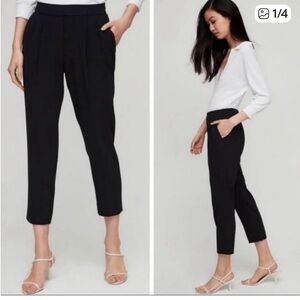 Aritzia Babaton Atelier Size 10 Black Cohen Pant
